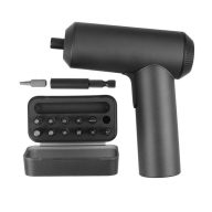   XIAOMI MI akkumulátoros csavarhúzó készlet 12 fej, mágneses bitfej készlet + Type-C tápkábel, FEKETE