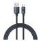 BASEUS CRYSTAL SHINE adatkábel USB - Type-C, 120cm, FEKETE