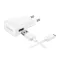 SAMSUNG hálózati töltő USB aljzat 15W, 150cm kábel, FEHÉR