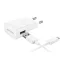 SAMSUNG hálózati töltő USB aljzat 15W, 150cm kábel, FEHÉR