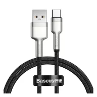 BASEUS CAFULE adatkábel USB - Type-C, 100cm, FEKETE