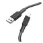 iPhone 14 Plus / 14 Pro Max / 14 Pro HOCO X69 adatkábel USB - lightning, 100cm, FEKETE/FEHÉR