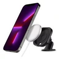 SPIGEN MAG FIT autós tartó öntapadó, mágneses, FEKETE