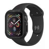   Apple Watch Series 9 41mm / 8 41mm / 7 41mm SPIGEN RUGGED ARMOR műanyag óra keret ütésállóság FEKETE