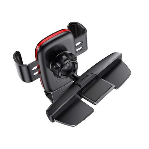 BASEUS METAL AGE autós tartó CD lejátszóba, 65-90mm széles, FEKETE