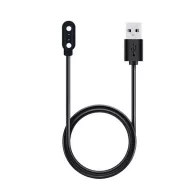   Haylou LS02 Pro / LS01 / LS02 GIGAPACK Töltőkábel USB mágneses, 100cm, FEKETE