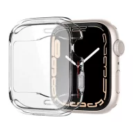   Apple Watch Series 9 45mm / 8 45mm / 7 45mm SPIGEN ULTRA HYBRID műanyag óra keret ütésállóság ÁTLÁTSZÓ