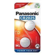 PANASONIC gombelem CR2025, lítium, 2db/csomag