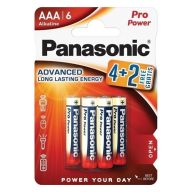 PANASONIC PRO POWER tartós elem AAA, alkáli, 6db/csomag