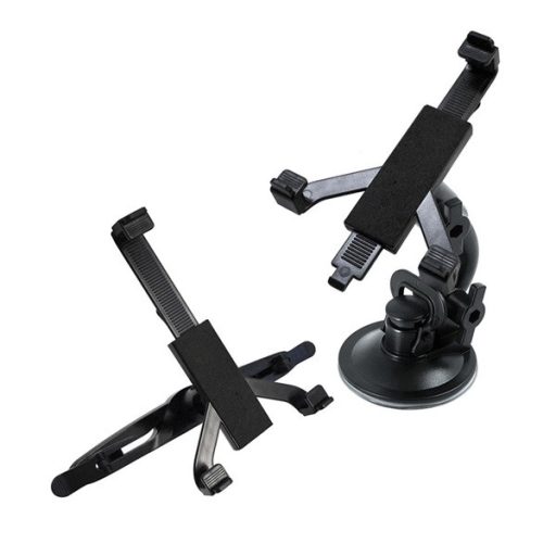 GIGAPACK Autós tartó szélvédőre, 7-10" méretig, FEKETE