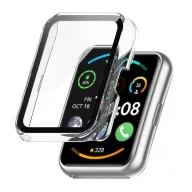   Huawei Watch Fit 2 GIGAPACK Műanyag keret ütésálló + kijelzővédő üveg ÁTLÁTSZÓ