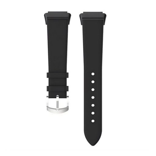 Huawei Band 7 GIGAPACK Pótszíj egyedi méret, valódi bőr, FEKETE