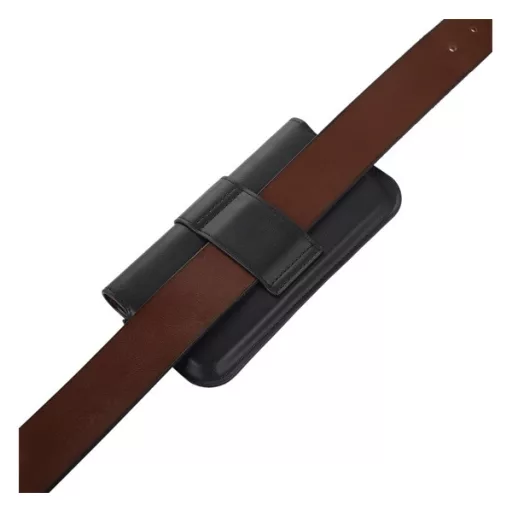 GIGAPACK tok fekvő, bőr hatású univerzális, 7.2" méret, FEKETE