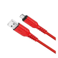 HOCO X59 adatkábel USB - microUSB, 100cm, PIROS