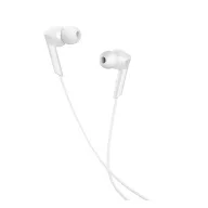   HOCO M72 fülhallgató SZTEREO 3.5mm jack, felvevő gomb, FEHÉR