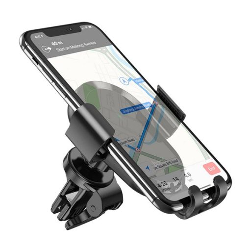 HOCO CA105 autós tartó szellőzőre, 4.7-7" méret, FEKETE