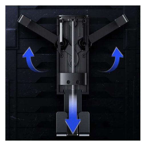 USAMS autós tartó szellőzőre, 4.7-7" méret, FEKETE