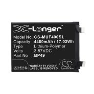   Xiaomi Poco F4 CAMERON SINO Li-Polymer akku 3.87V/4400mAh, Poco BP49 kompatibilis, FEKETE