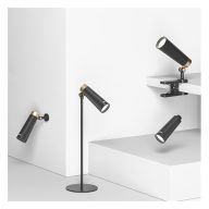   XIAOMI YEELIGHT 4in1 asztali lámpa LED, csíptethető, FEKETE