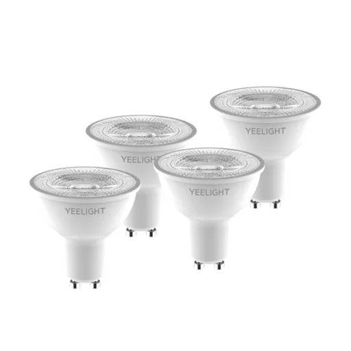 XIAOMI YEELIGHT W1 okosizzó 4db dimmelhető LED körte, mobil vezérlés, MELEG FEHÉR