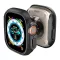 Apple Watch Ultra 3 49mm / Ultra 2 49mm / Ultra 49mm SPIGEN THIN FIT műanyag óra keret ütésállóság FEKETE