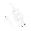 HOCO N2 VIGOUR hálózati töltő USB aljzat 10W, gyorstöltő + Type-C kábel, FEHÉR