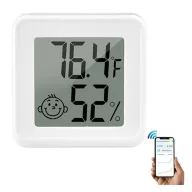   Okos hőmérő és páratartalom érzékelő (Bluetooth) FEHÉR