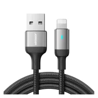   iPhone 14 Plus / 14 Pro Max / 14 Pro JOYROOM A10 adatkábel USB - lightning, 120cm, FEKETE