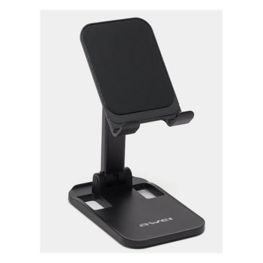 AWEI X11 asztali tartó univerzális, alumínium, FEKETE