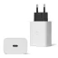 GOOGLE hálózati töltő Type-C aljzat 30W, PD gyorstöltő, FEHÉR