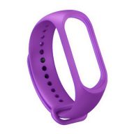   Xiaomi MI Band 4 / MI Band 3 GIGAPACK Pótszíj egyedi méret, szilikon, LILA