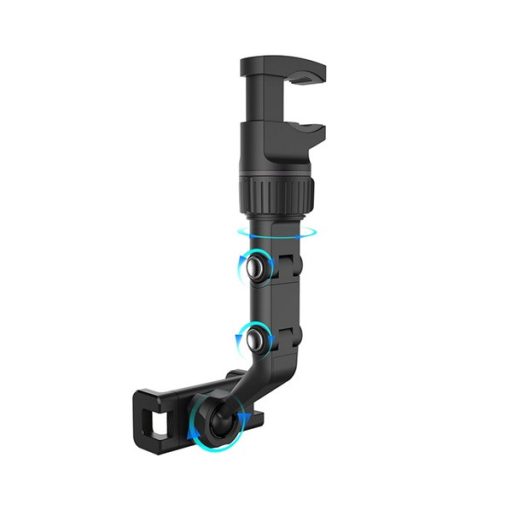 GIGAPACK autós tartó visszapillantó tükörre, 50-100mm széles, FEKETE/SZÜRKE