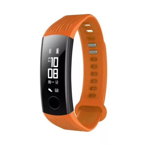 Huawei Band 3 / Honor Band 3 GIGAPACK Pótszíj egyedi méret, szilikon, NARANCS