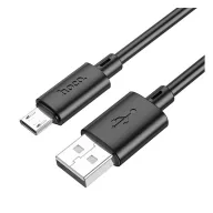 HOCO X88 adatkábel USB - microUSB, 100cm, FEKETE