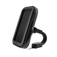   GIGAPACK motoros telefontartó tükörre, 7" méret, FEKETE