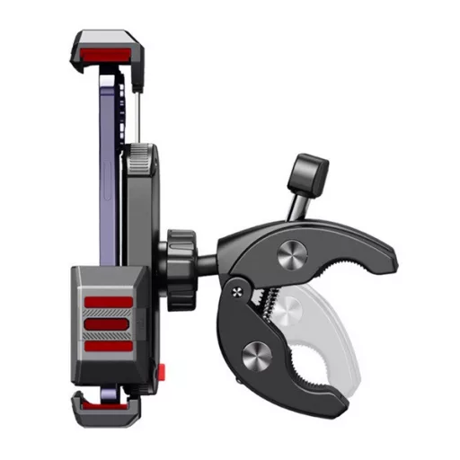 JOYROOM kerékpáros és motoros telefontartó kormányra rögzíthető, 4.7 - 7" méret, FEKETE