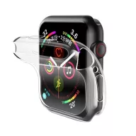   Apple Watch Series SE 3 44mm / SE 2 44mm / SE 44mm USAMS szilikon keret egyedi méret, ultravékony, ÁTLÁTSZÓ