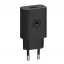 MOTOROLA MC-332 hálózati töltő USB aljzat 33W, gyorstöltő, FEKETE