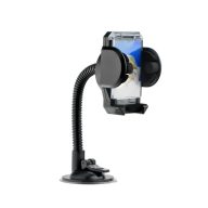   FLY autós tartó (tapadókorongos, szélvédőre, fényképtartó, 22cm kar) FEKETE