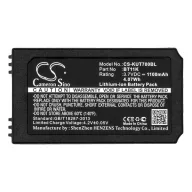   CAMERON SINO Li-Ion akku 3.7V/1100mAh, IKUSI BT11K kompatibilis, FEKETE