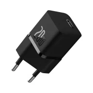   BASEUS hálózati töltő Type-C aljzat 20W, PD gyorstöltő, FEKETE
