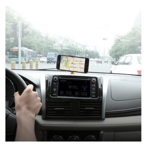 BASEUS SMALL EARS autós tartó műszerfalra, mágneses, FEKETE