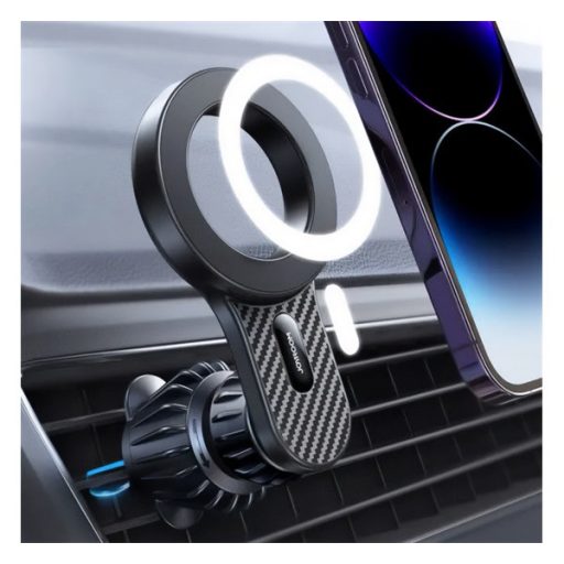 JOYROOM autós tartó szellőzőre, mágneses, FEKETE