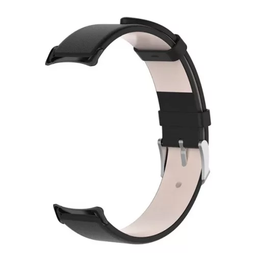 Xiaomi Smart Band 9 / Band 8 GIGAPACK Pótszíj egyedi méret, bőr hatású, FEKETE