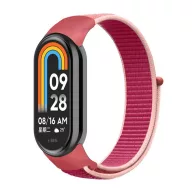   Xiaomi Smart Band 9 / Band 8 GIGAPACK Pótszíj egyedi méret, légáteresztő, RÓSZASZÍN