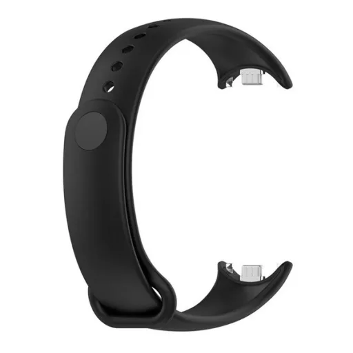 Xiaomi Smart Band 9 / Band 8 GIGAPACK Pótszíj egyedi méret, szilikon, FEKETE