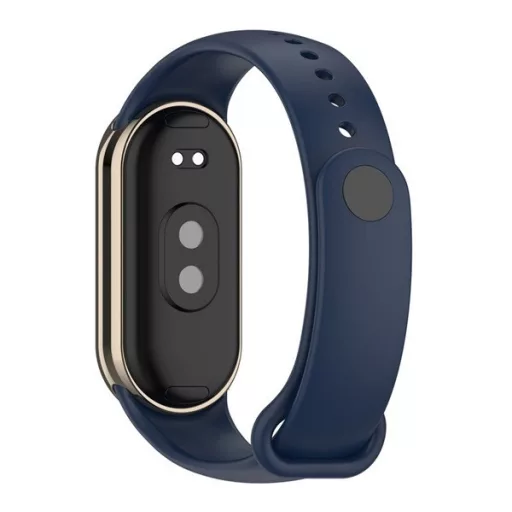 Xiaomi Smart Band 9 / Band 8 GIGAPACK Pótszíj egyedi méret, szilikon, SÖTÉTKÉK