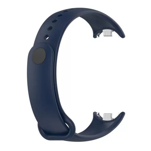 Xiaomi Smart Band 9 / Band 8 GIGAPACK Pótszíj egyedi méret, szilikon, SÖTÉTKÉK