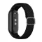 Xiaomi Smart Band 9 / Band 8 GIGAPACK Pótszíj egyedi méret, szőtt minta, FEKETE