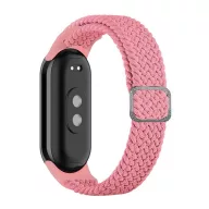   Xiaomi Smart Band 9 / Band 8 GIGAPACK Pótszíj egyedi méret, szőtt minta, RÓZSASZÍN